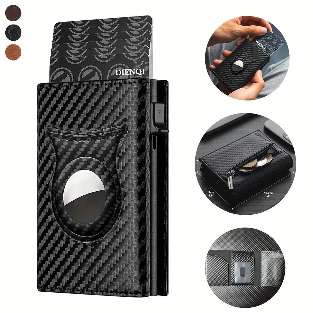 Carteira SafeTag Carbon