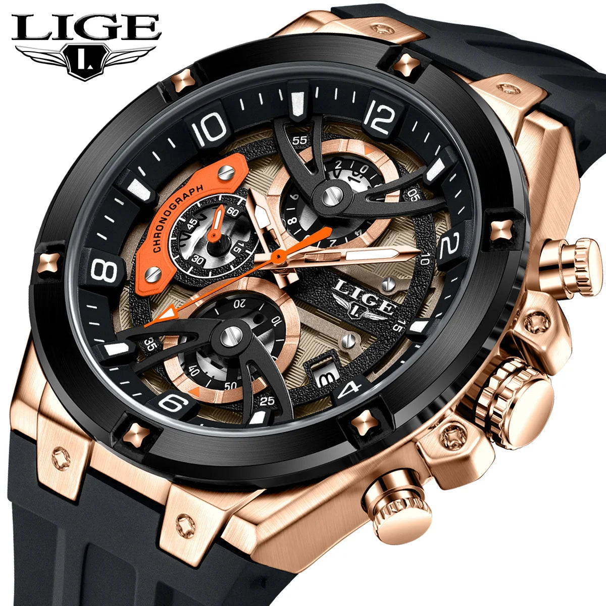 Relógio LIGE AeroSpeed Chrono
