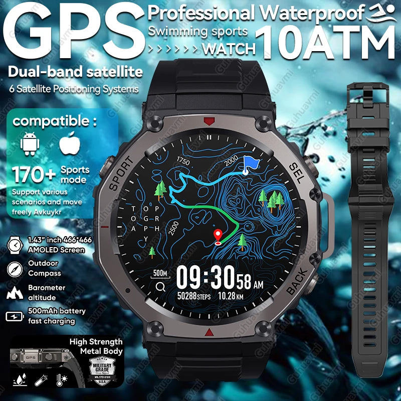 Smartwatch T-Rex 3 Ultra Titanium